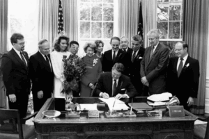President Ronald Regan signed a resolution making the rose the National Floral Emblem